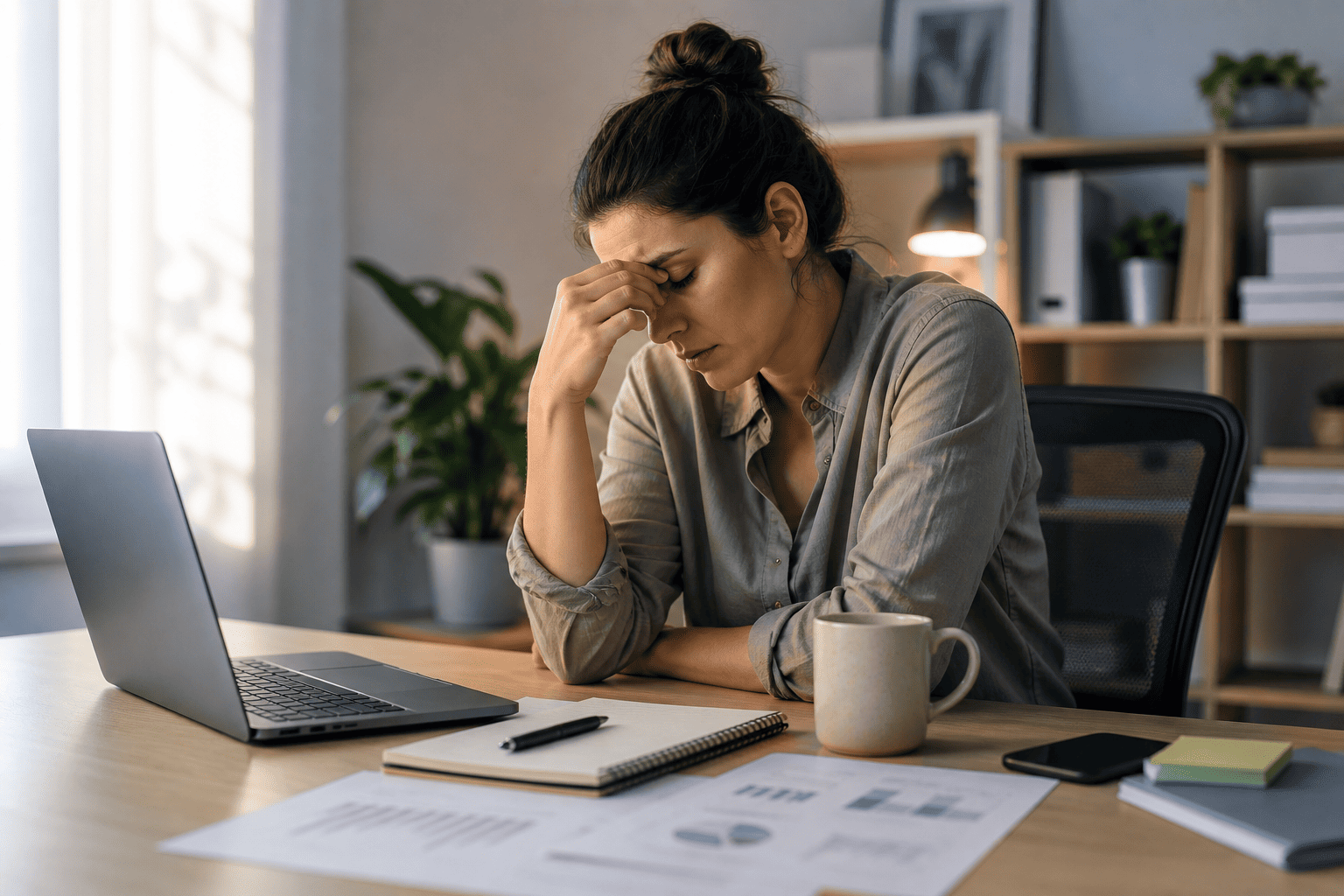 Burnout em Home Office: O Esgotamento que Ninguém Vê Mas Quase Todo Mundo Sente