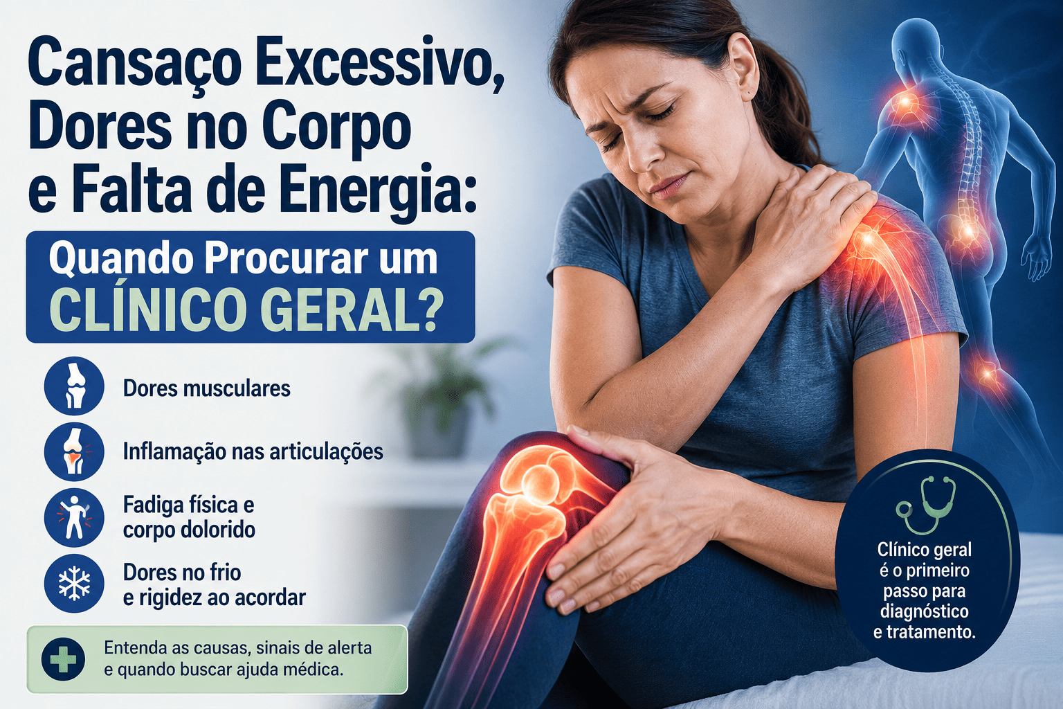 Cansaço Excessivo, Dores no Corpo e Falta de Energia: Quando Procurar um Clínico Geral?