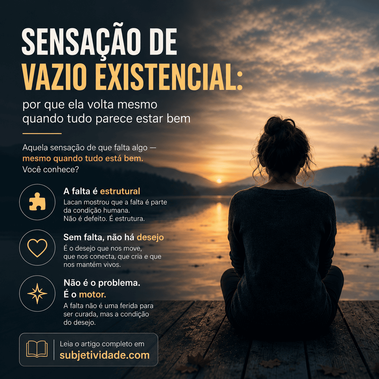 Por que me sinto vazio mesmo quando tudo parece bem na minha vida?